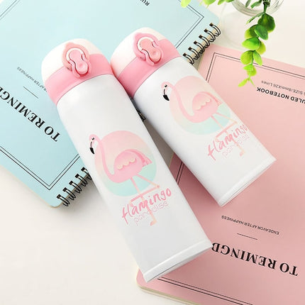 Travel Coffee Thermos with Unicorn Print - wnkrs