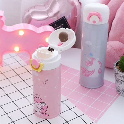 Travel Coffee Thermos with Unicorn Print - wnkrs