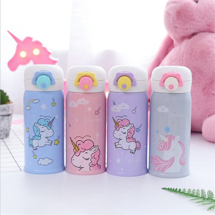 Travel Coffee Thermos with Unicorn Print - wnkrs