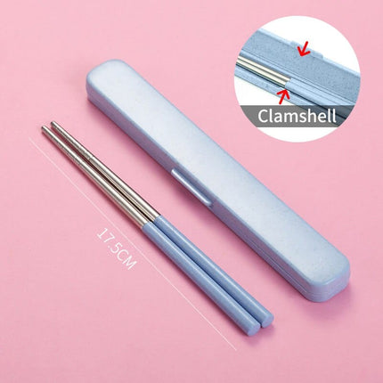 Chinese Style Portable Stainless Steel Chopsticks - wnkrs