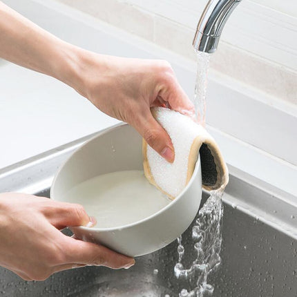 Two Sided Absorbent Sponge Kitchen Cleaning Cloths 1/3 pcs Set - wnkrs