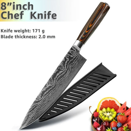 Carbon Stainless Steel Kitchen Knife - wnkrs
