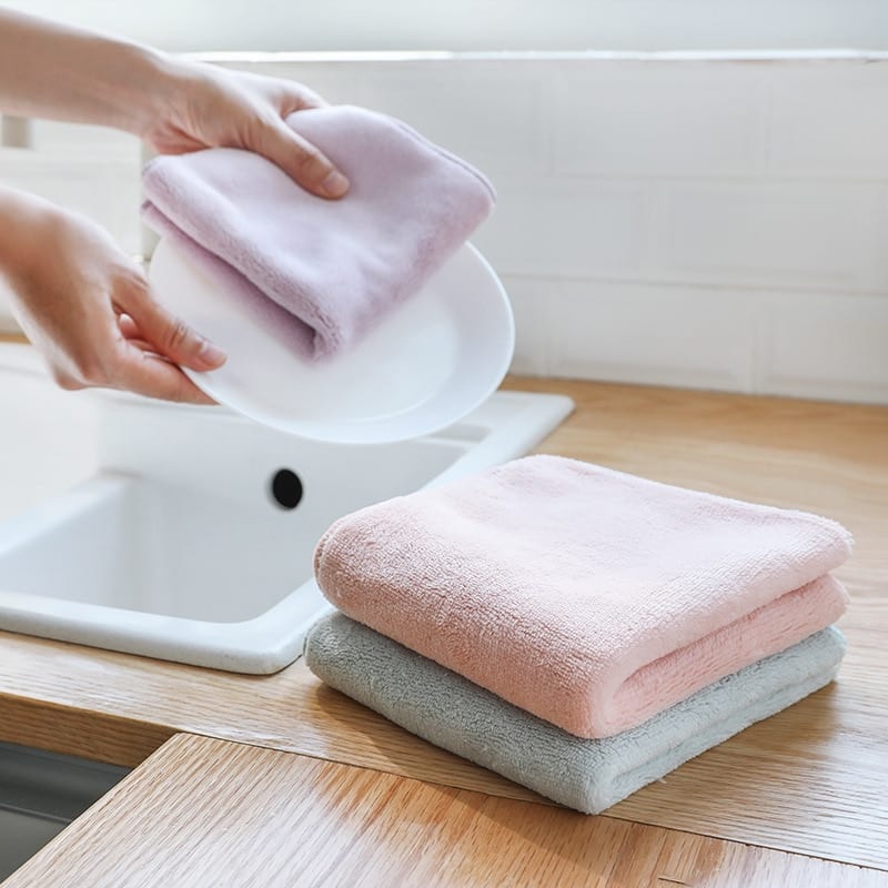 Simple Microfiber Kitchen Towel 3 pcs Set