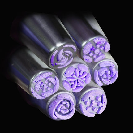 Stainless Steel Pastry Nozzles 8 pcs Set - Wnkrs