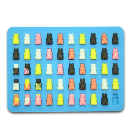 Cute Bear Shaped Non-Stick Silicone Candy Molds - Wnkrs