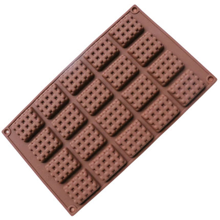 Cute Grid Shaped Eco-Friendly Silicone Chocolate Molds Set - wnkrs
