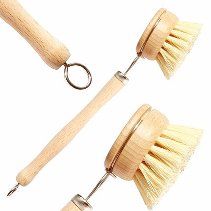 Wooden Handle Sisal Cleaning Brushes - Wnkrs