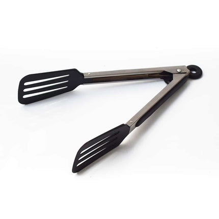 Black Stainless Steel BBQ Tongs - wnkrs