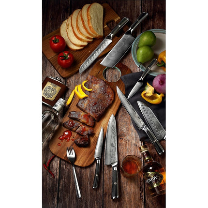 Damascus Steel Chef Knife - Wnkrs