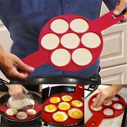 Universal Silicone Egg and Pancake Baking Mold - Wnkrs