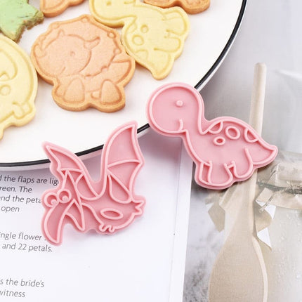 Cartoon Animal Shaped Cookie Cutters 6 pcs Set - Wnkrs