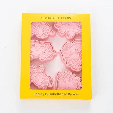 Cartoon Animal Shaped Cookie Cutters 6 pcs Set - Wnkrs