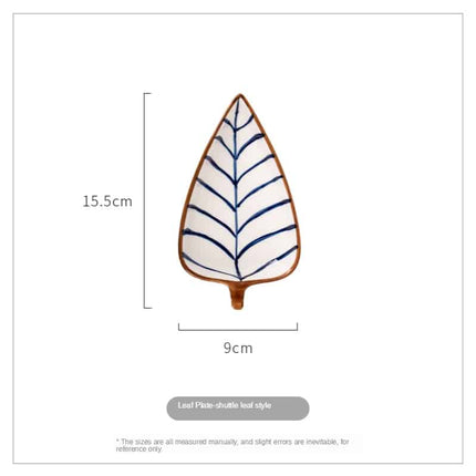 Ceramic Leaf Small Plate - Wnkrs