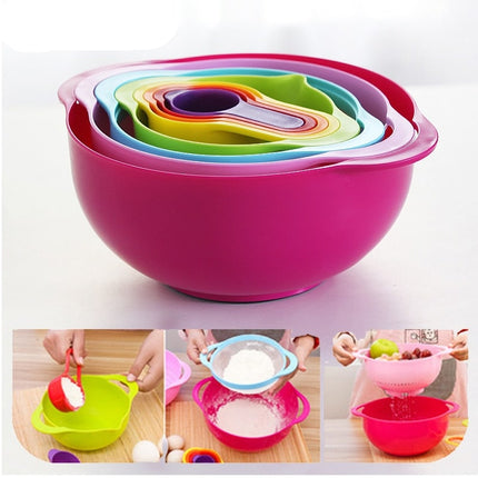 Mixing Cooking Bowls Set 10 Pcs - Wnkrs