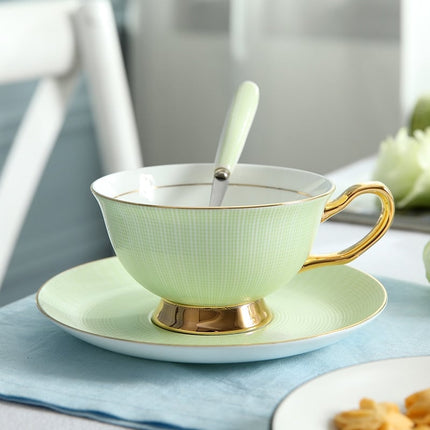 Luxury Ceramic Bone China Coffee Cup Set - Wnkrs