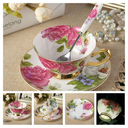 Luxury Ceramic Bone China Coffee Cup Set - Wnkrs