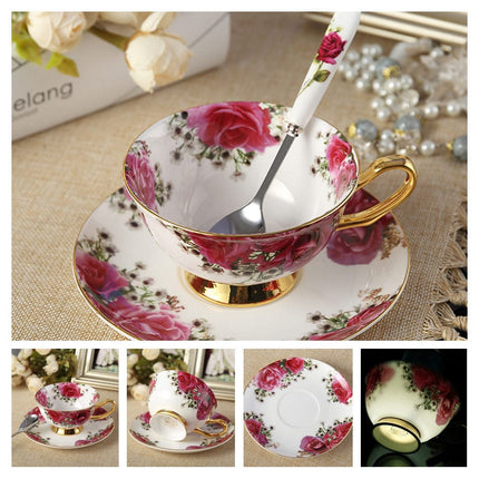 Luxury Ceramic Bone China Coffee Cup Set - Wnkrs