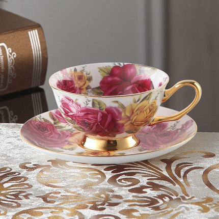 Luxury Ceramic Bone China Coffee Cup Set - Wnkrs