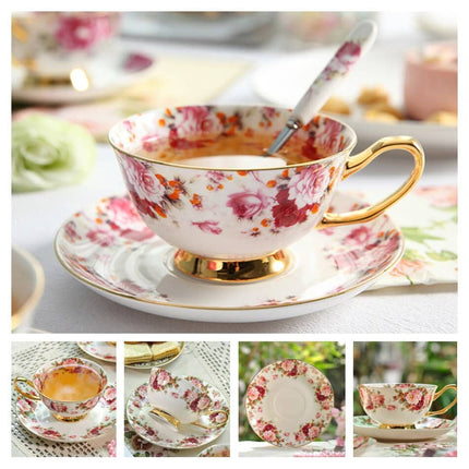 Luxury Ceramic Bone China Coffee Cup Set - Wnkrs