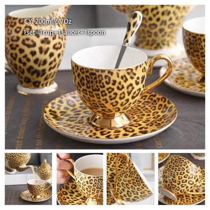 Luxury Ceramic Bone China Coffee Cup Set - Wnkrs