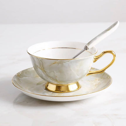 Luxury Ceramic Bone China Coffee Cup Set - Wnkrs