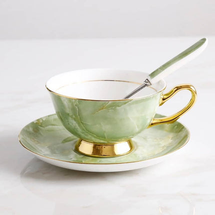 Luxury Ceramic Bone China Coffee Cup Set - Wnkrs