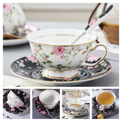 Luxury Ceramic Bone China Coffee Cup Set - Wnkrs
