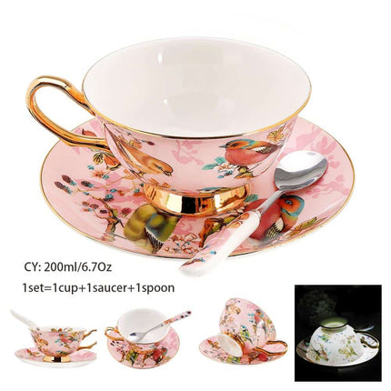 Luxury Ceramic Bone China Coffee Cup Set - Wnkrs