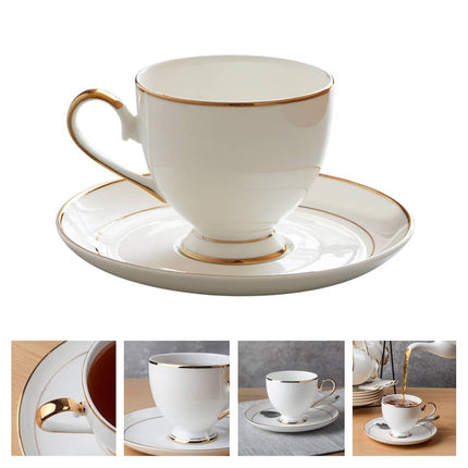 Luxury Ceramic Bone China Coffee Cup Set - Wnkrs