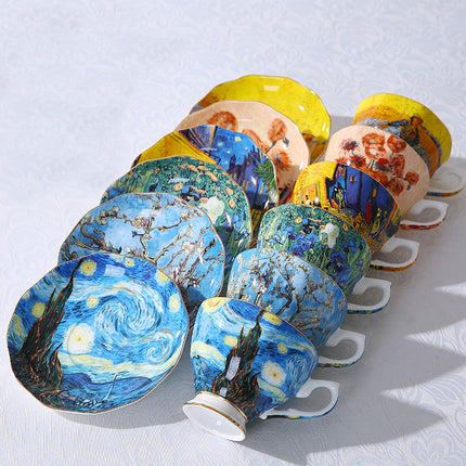 Van Gogh Art Painting Tableware Set 3 pcs - Wnkrs