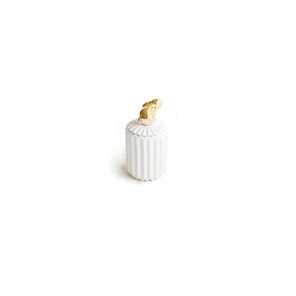 Small Animal Ceramic Storage Pot with Lid - Wnkrs