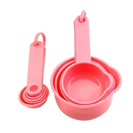Pink Baking Measuring Cups / Spoons 10 pcs Set - wnkrs
