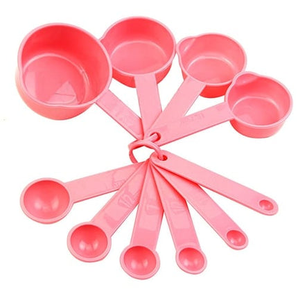 Pink Baking Measuring Cups / Spoons 10 pcs Set - wnkrs