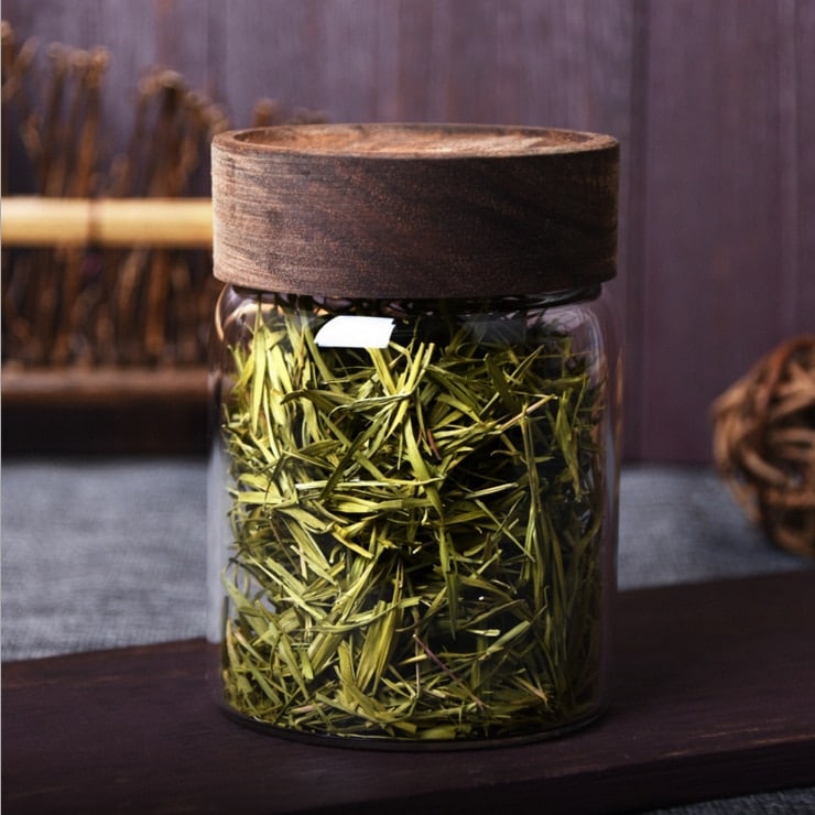Rustic Style Glass Jar