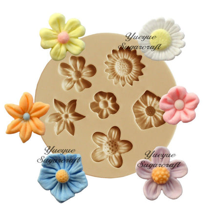 Lovely Flower Shaped Eco-Friendly Silicone Cake Decoration Mold - Wnkrs