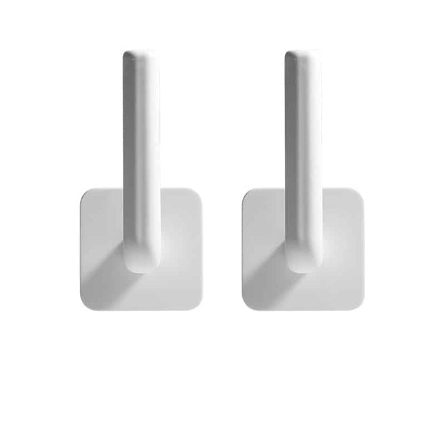 Set of 2 White Wall Paper Towel Holders - Wnkrs