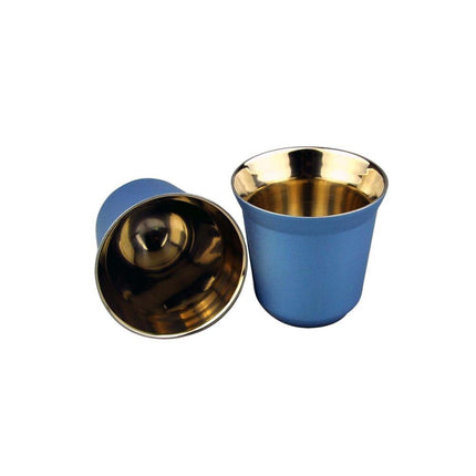 Double Wall Stainless Steel Espresso Cups 2 pcs Set - Wnkrs