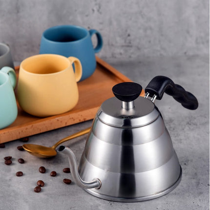 Silver Coffee Kettle with Thermometer - Wnkrs