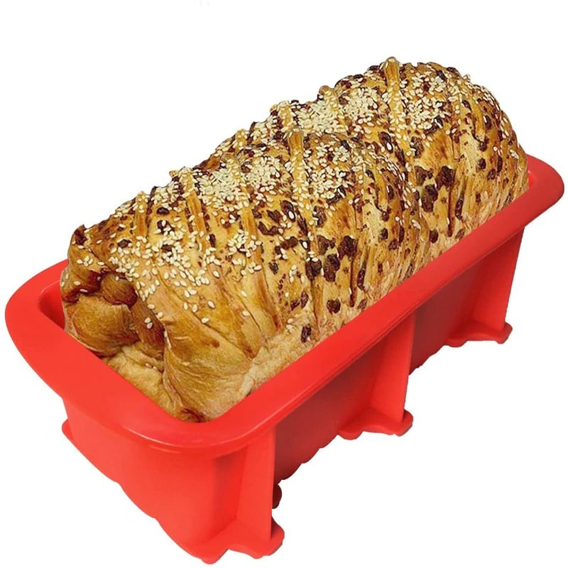 Cute Rectangular Non-Stick Eco-Friendly Silicone Baking Mold