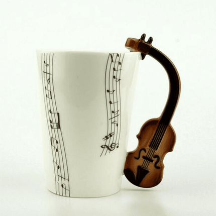 Creative Musical Instrument Themed Eco-Friendly Ceramic Mug - Wnkrs