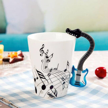 Creative Musical Instrument Themed Eco-Friendly Ceramic Mug - Wnkrs