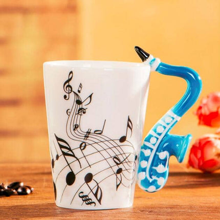 Creative Musical Instrument Themed Eco-Friendly Ceramic Mug - Wnkrs