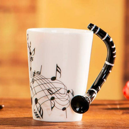 Creative Musical Instrument Themed Eco-Friendly Ceramic Mug - Wnkrs