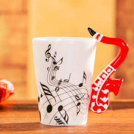 Creative Musical Instrument Themed Eco-Friendly Ceramic Mug - Wnkrs