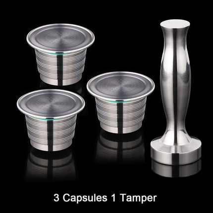 Set of Metal Capsules and Tamper - Wnkrs