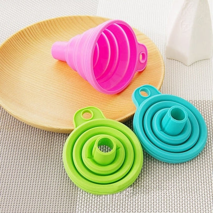 Collapsible Silicone Mini Liquid Funnel - Wnkrs
