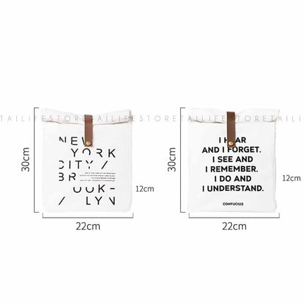 Nordic Canvas Lunch Bag - Wnkrs