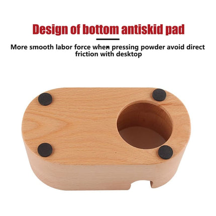 Manual Wooden Coffee Tamper Holder - Wnkrs