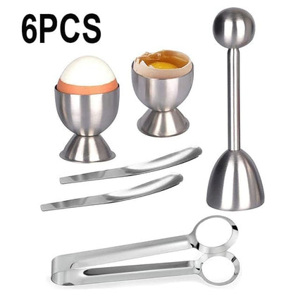Metal Boiled Egg Holders 5 Pcs Set - Wnkrs