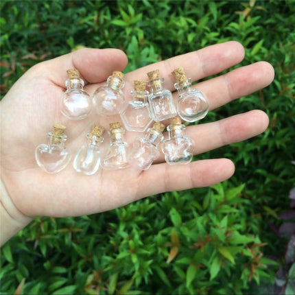 Set of 10 Mini Glass Bottles - wnkrs
